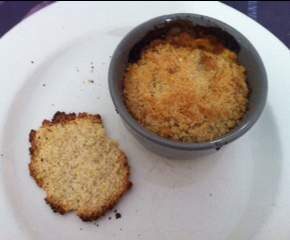 crumble ratatouille et chèvre