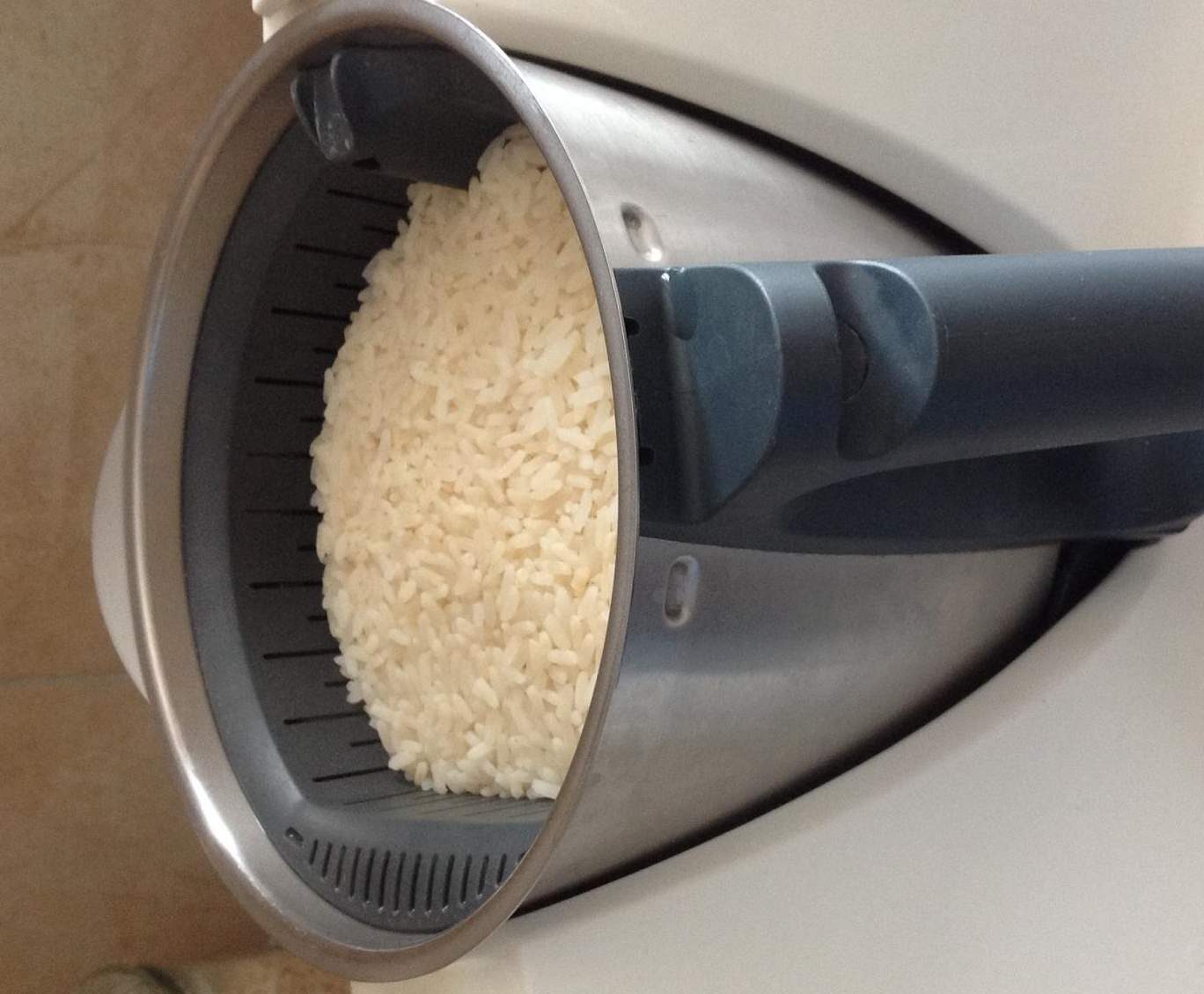 Cuisson riz panier vapeur