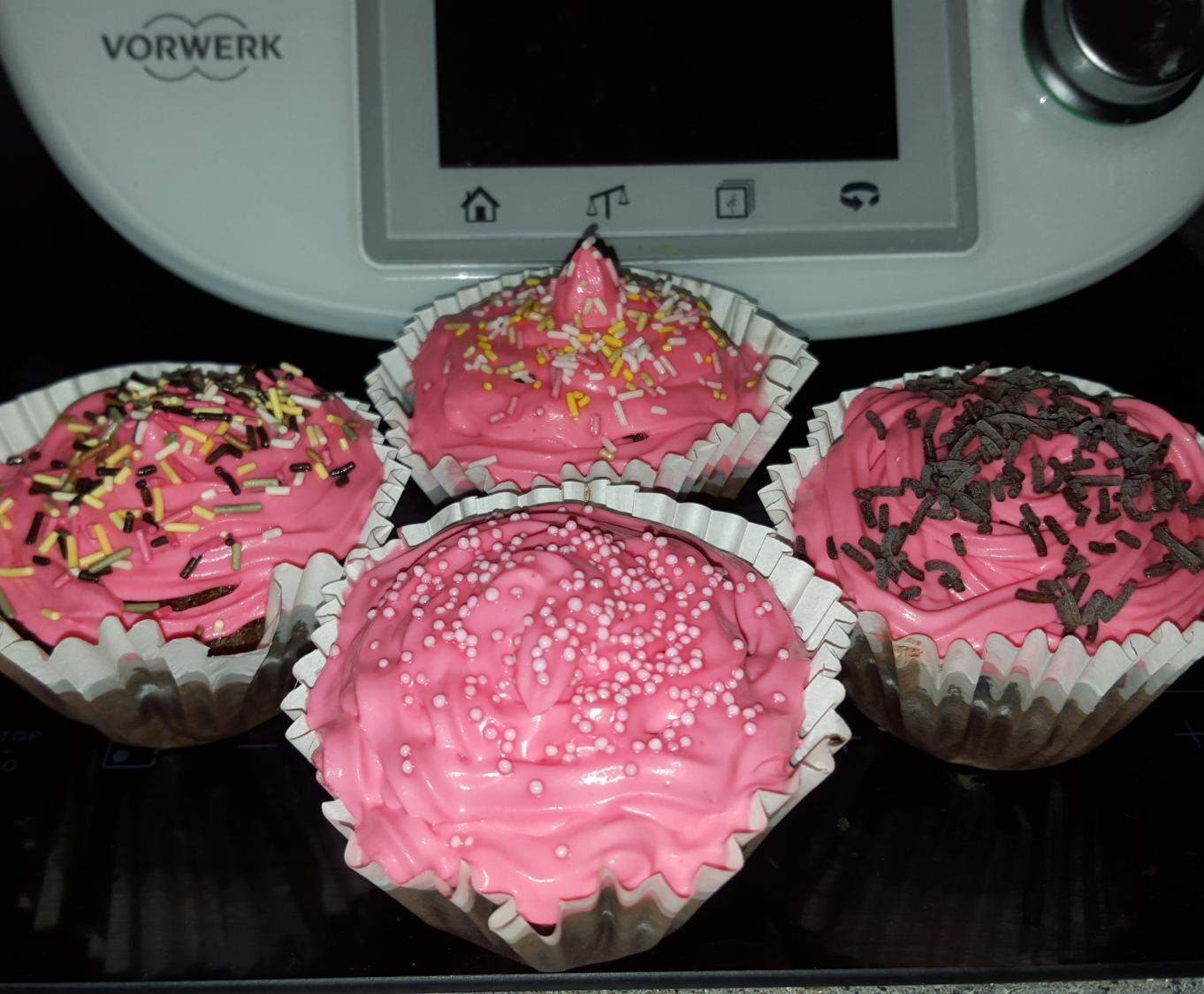 Cupcake chocolat fraise