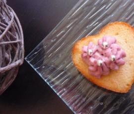 Cupcakes amandes et framboises / Cupcakes Saint Valentin