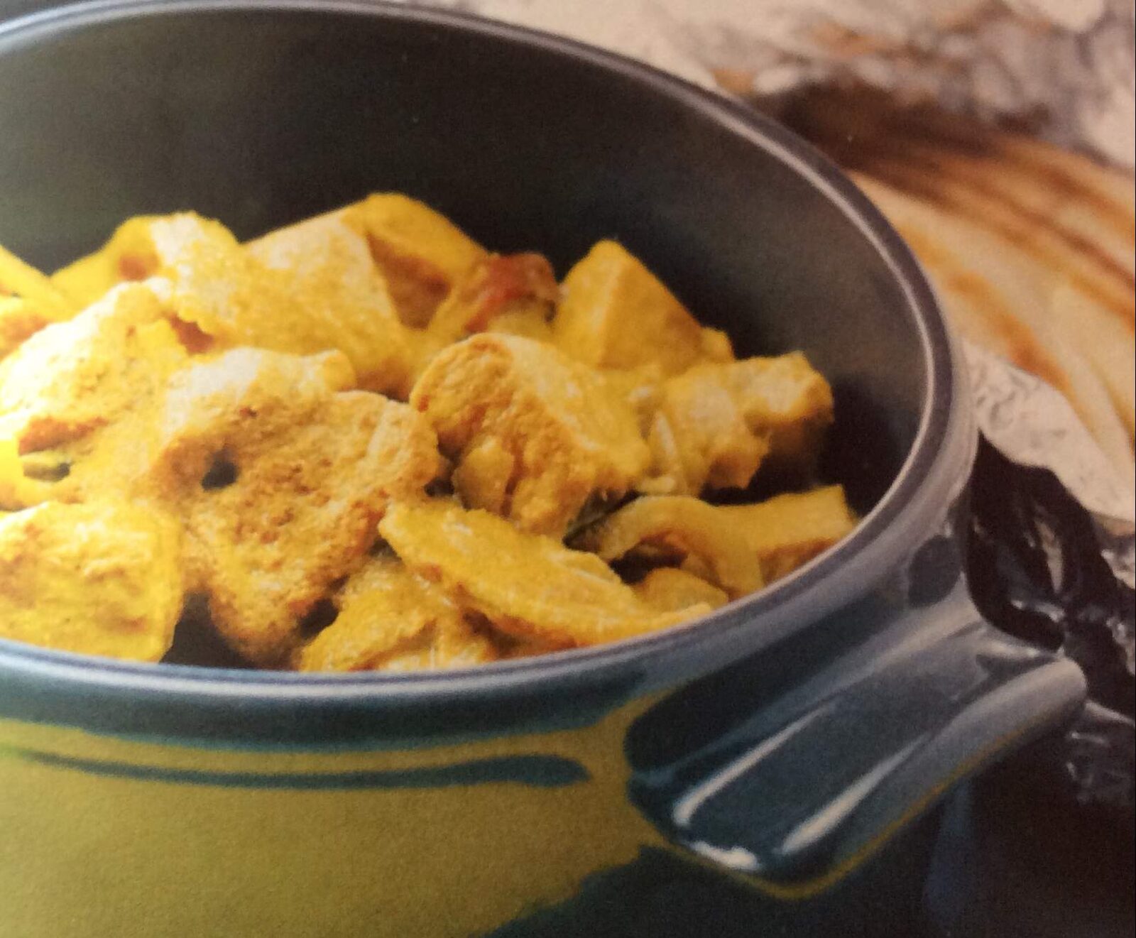 Curry de porc au lait de coco