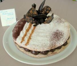 DACQUOISE Chocolat - Caramel au beurre salé