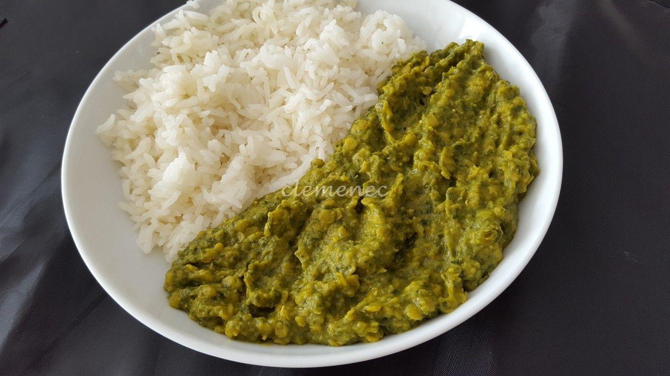 Dhal d'épinards et de lentilles corail