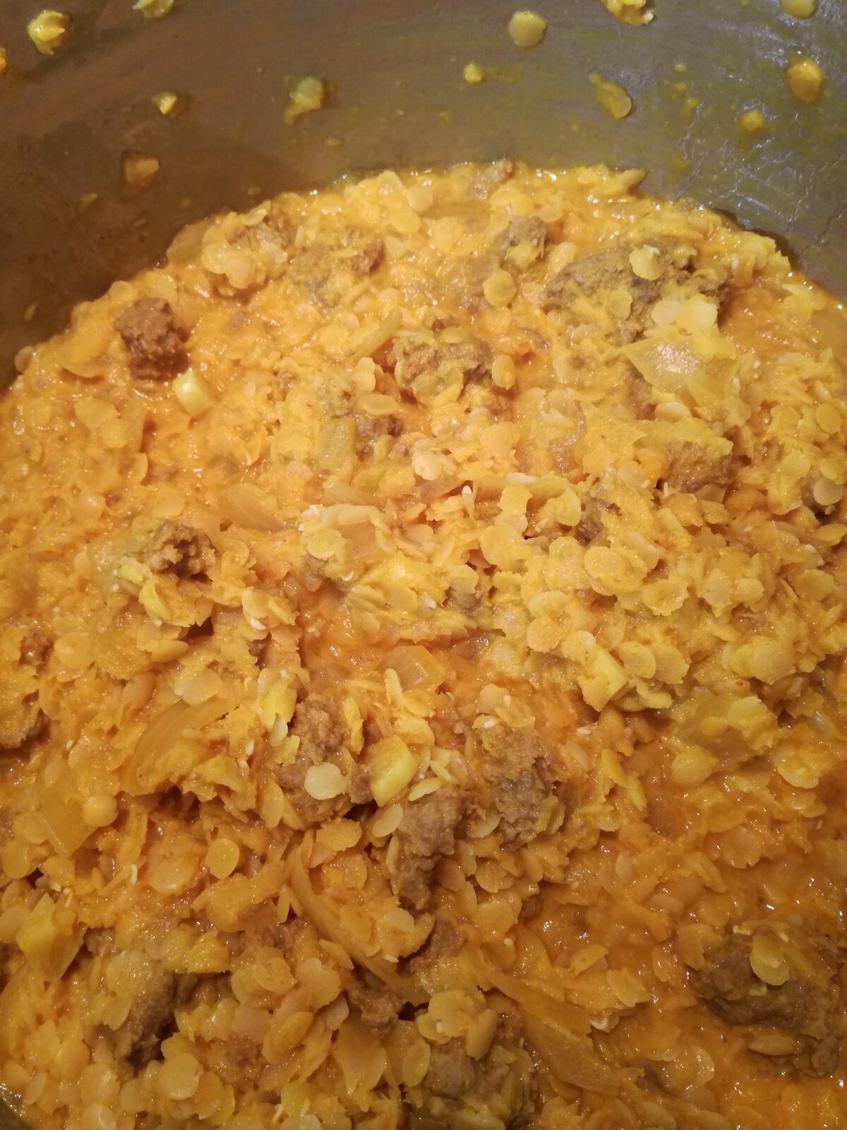 dhal de lentilles corail