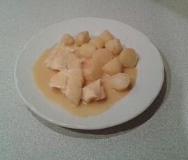 Dos de cabillaud sauce beurre citron