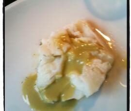 Dos de Cabillaud, sauce sublime a l'ortie des jardins