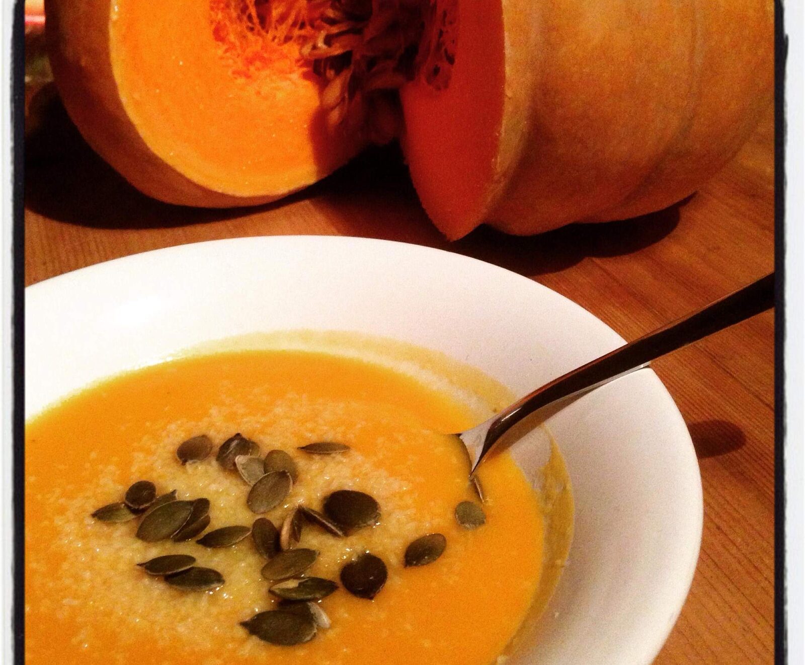 Douceur de courge et patate douce au lait de coco