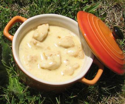 émincé de poulet au épices