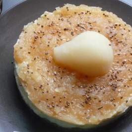 Entremet : bavarois poires / chocolat à l'agar agar