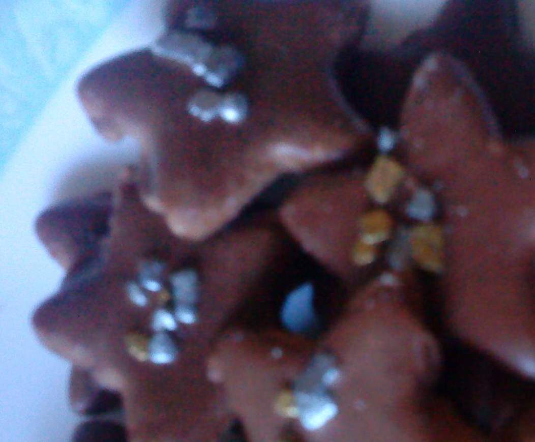 Etoiles au chocolat (petits gâteaux de Noël)