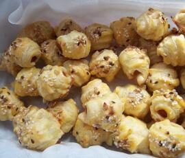 feuilletés au saucisse