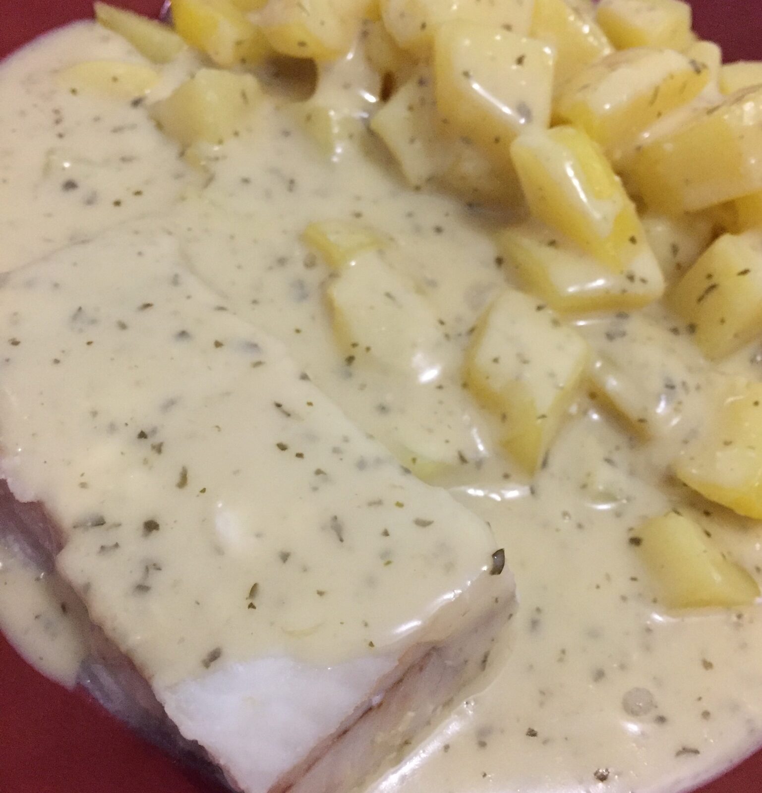 Filet de cabillaud et pommes de terre vapeur