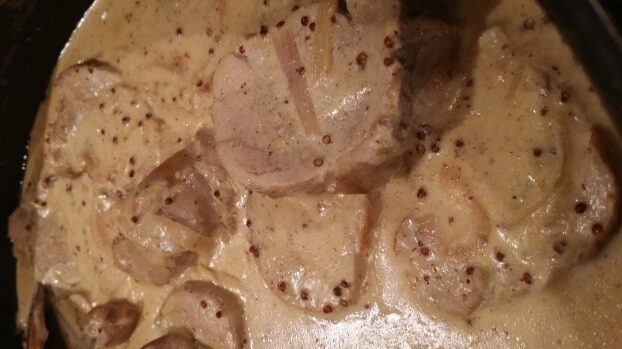 Filet mignon à la moutarde