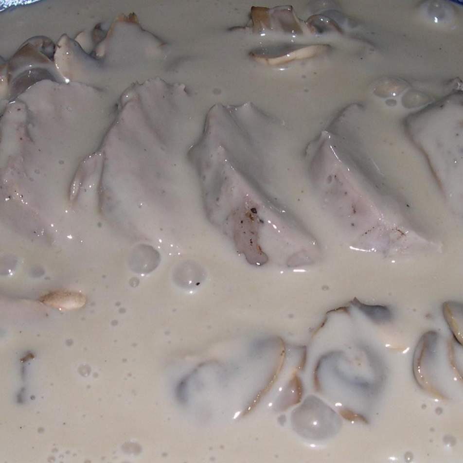 Filet mignon de porc sauce champignons