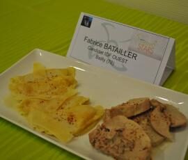 Filet mignon du terroir et ravioles de courge Butternut à la sauce forestière