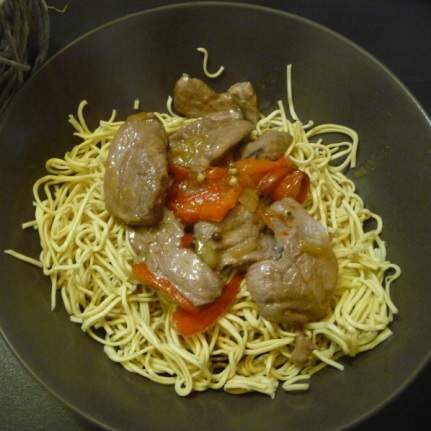 Filets de canard au poivre