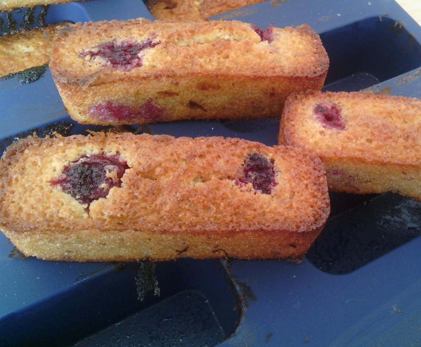 financiers framboise