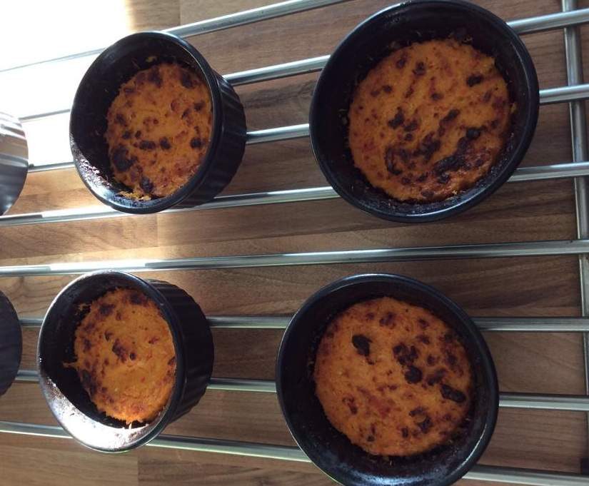 Flan courgette et poivron