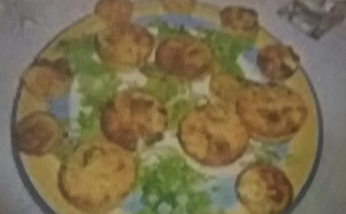 Flan de surimi et de petites asperges