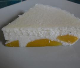 flan léger sans oeufs mangue, noix de coco