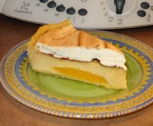 Flan mangue- citron meringué