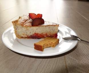 Flan prune-pain d'épices
