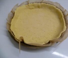 Fond de tarte pâte sablée