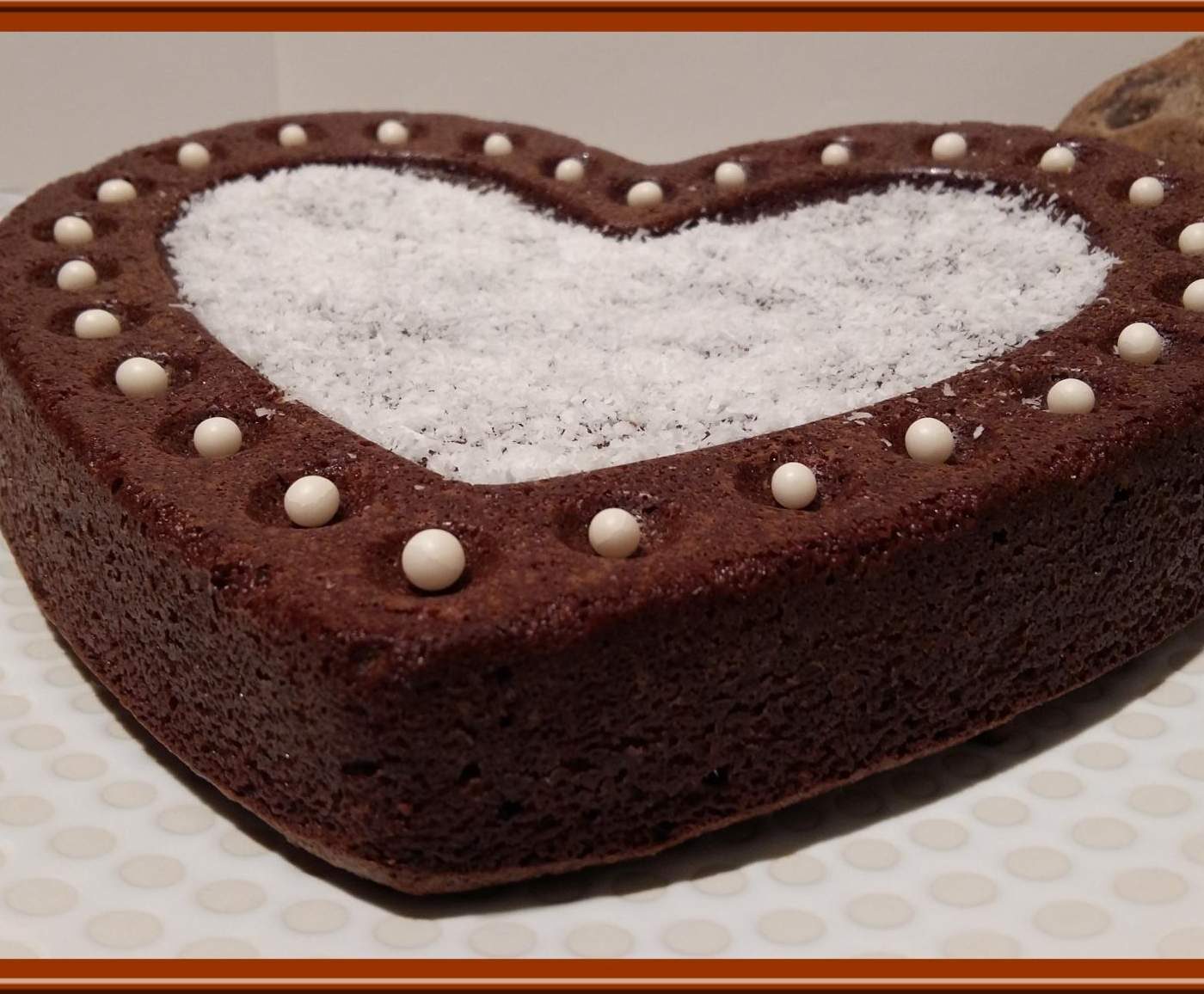 Fondant chocolat noix de coco