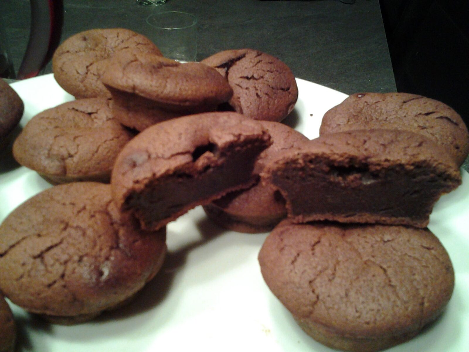 Fondant chocolat sans beurre