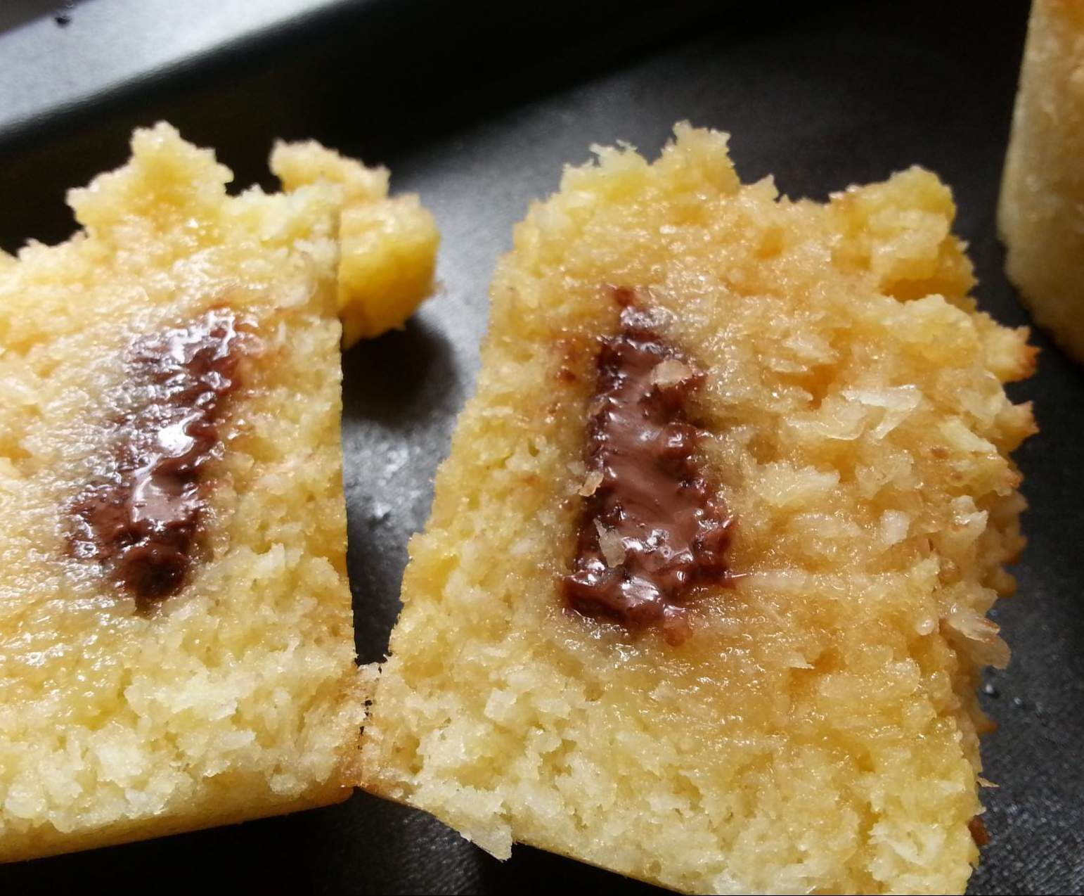 Fondant coco et choco sans gluten