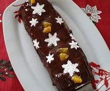 fondant de noël clémentine chocolat
