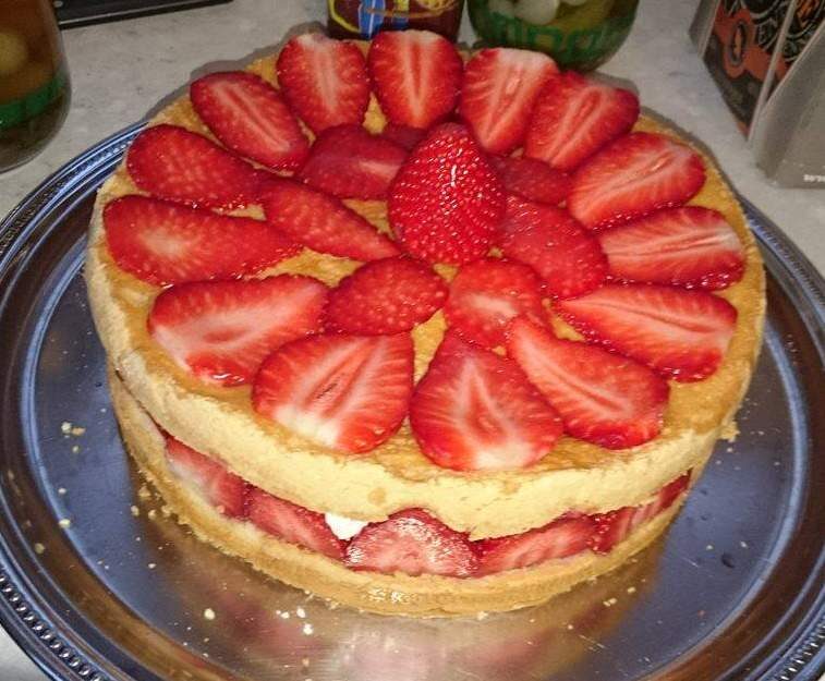 FRAISIER A LA MASCARPONE