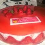Fraisier mousse façon bavarois
