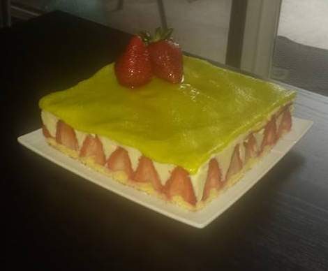 Fraisier sans alcool