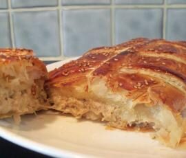 Friand au thon et au sésame.