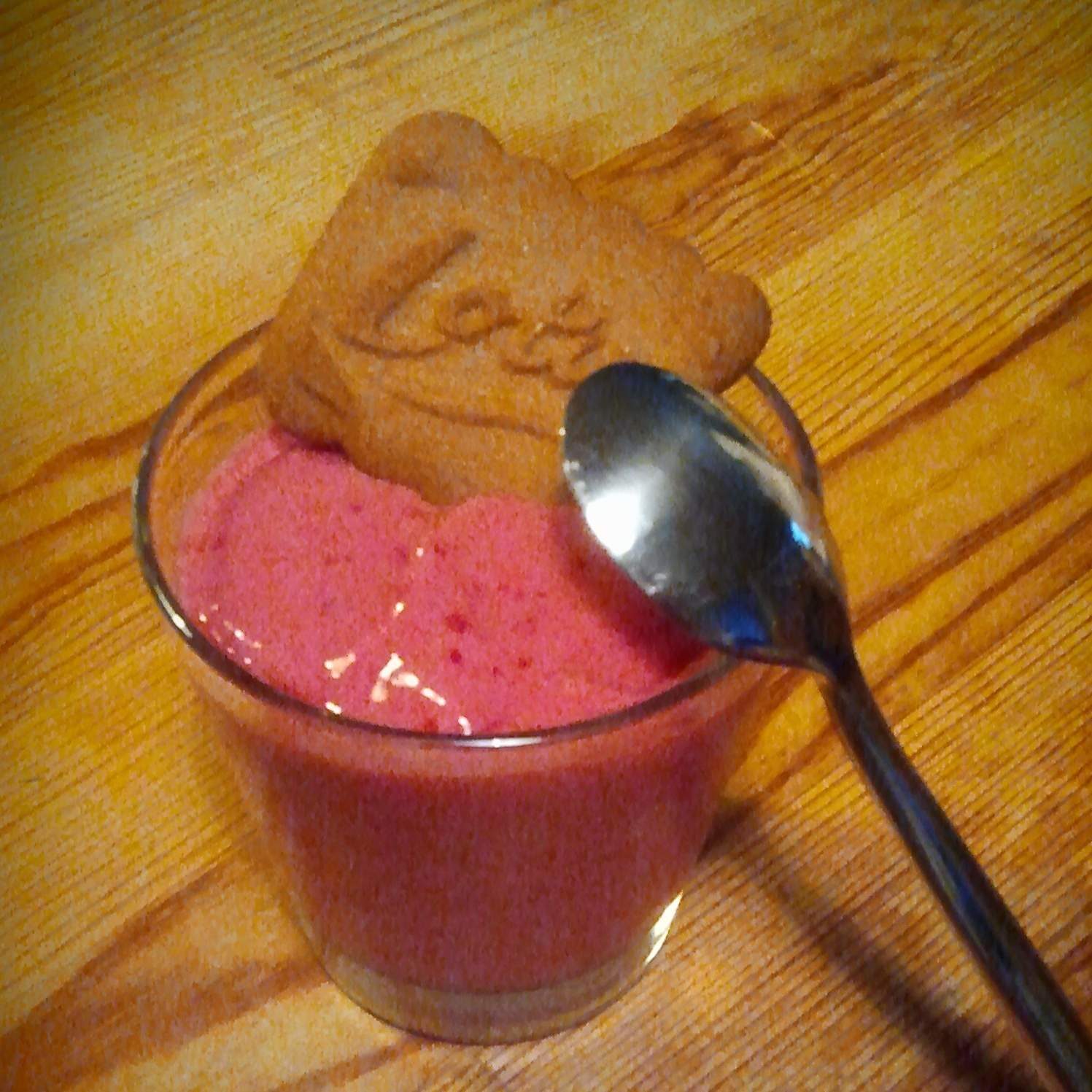 Frozen yogurt framboise