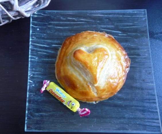 Galette des rois aux noisettes et carambars