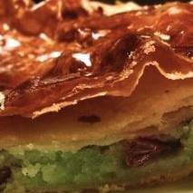 Galette frangipane pistaches et cerises