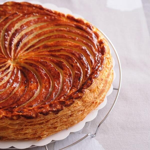 Galette pomme caramel beurre salé