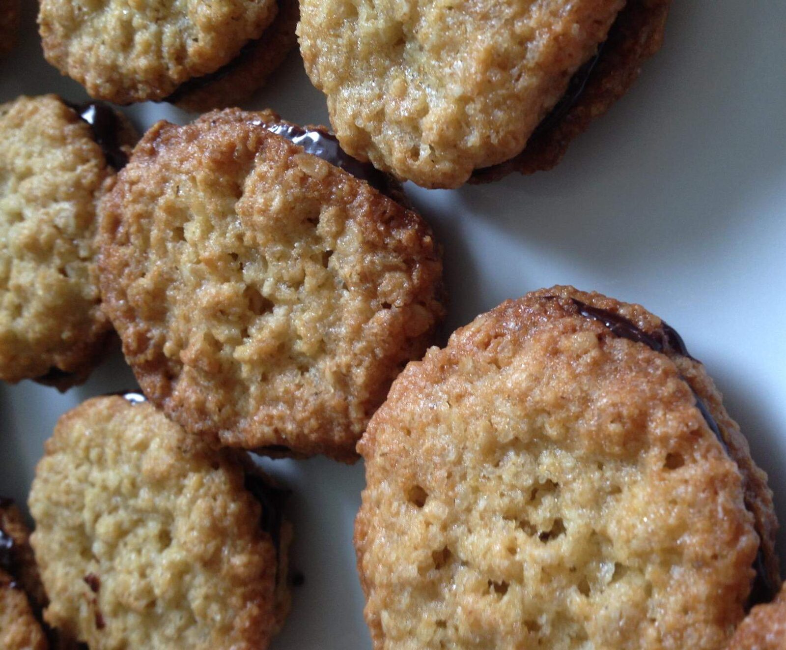 galettes aux flocons d'avoine (et chococat)