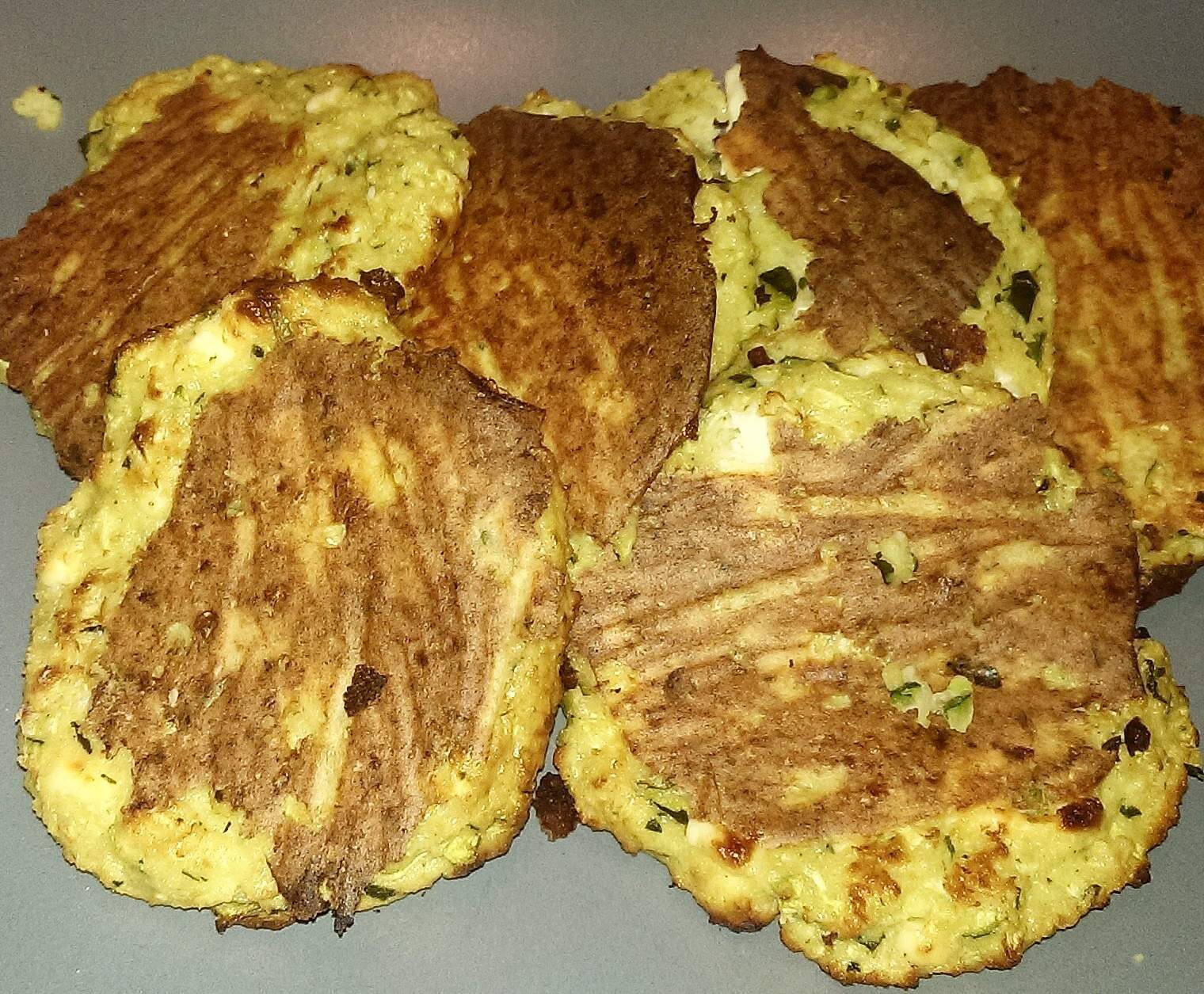 Galettes courgette et Feta