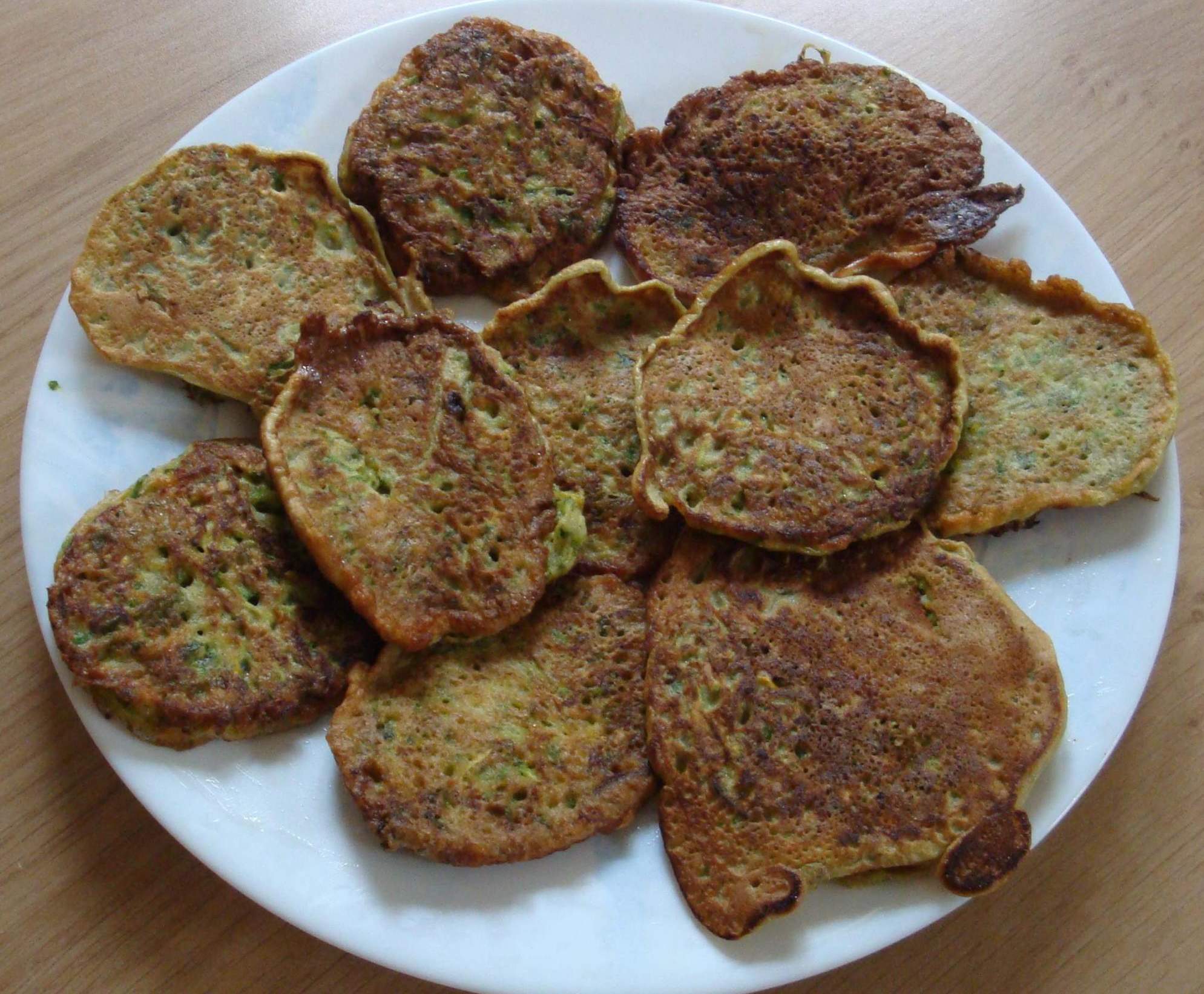 Galettes de courgettes aux herbes