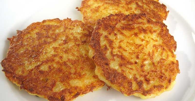 Galettes de pommes terre au four