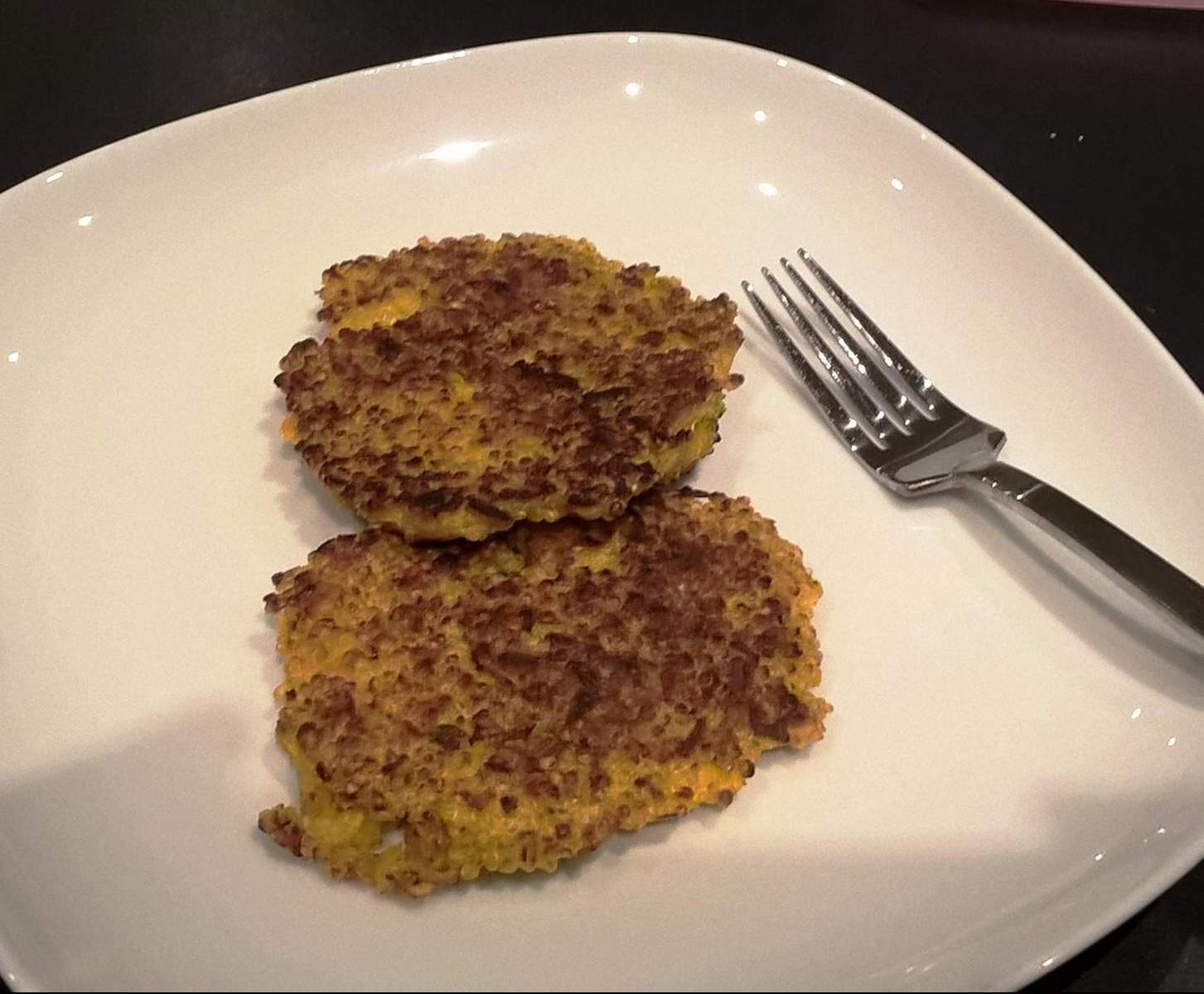 Galettes quinoa et légumes