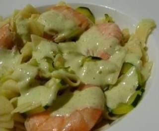 Gambas sauce courgettes TM5