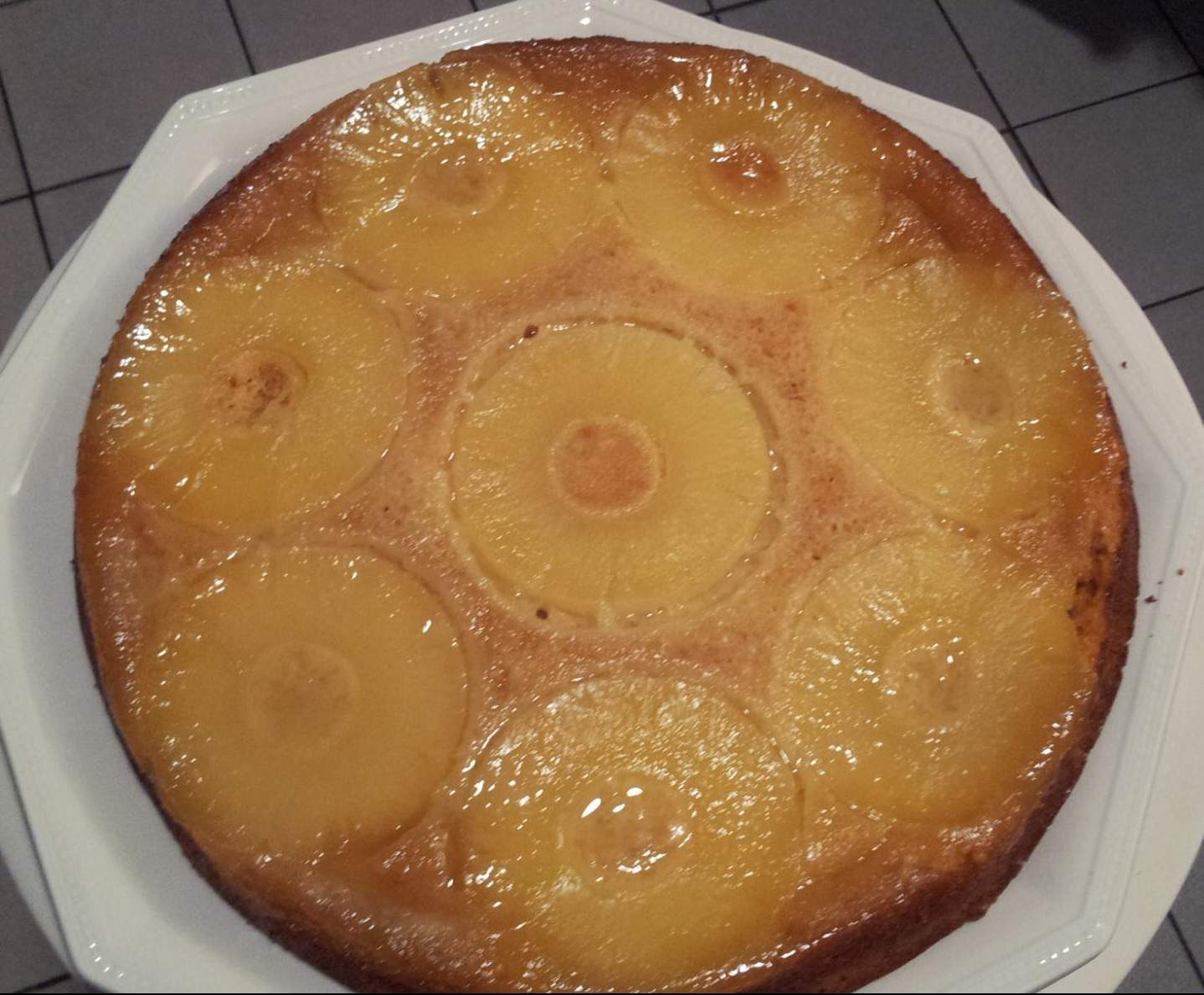 Gâteau à l'ananas