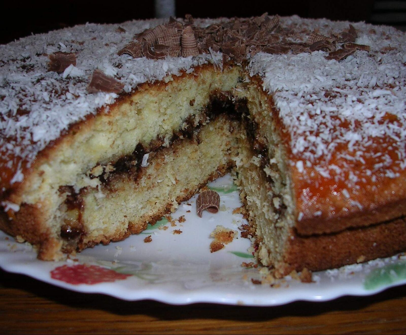 Gâteau au chocolat / coco
