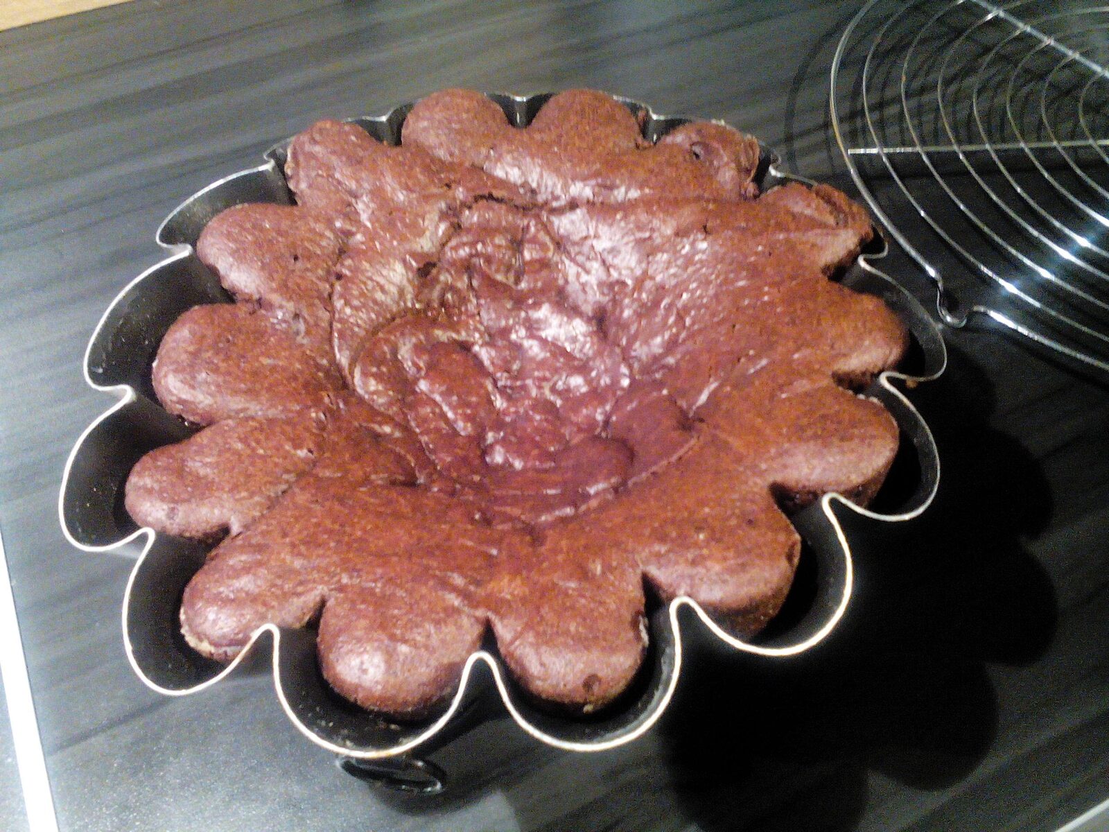 Gâteau au chocolat et miel cuit au varoma