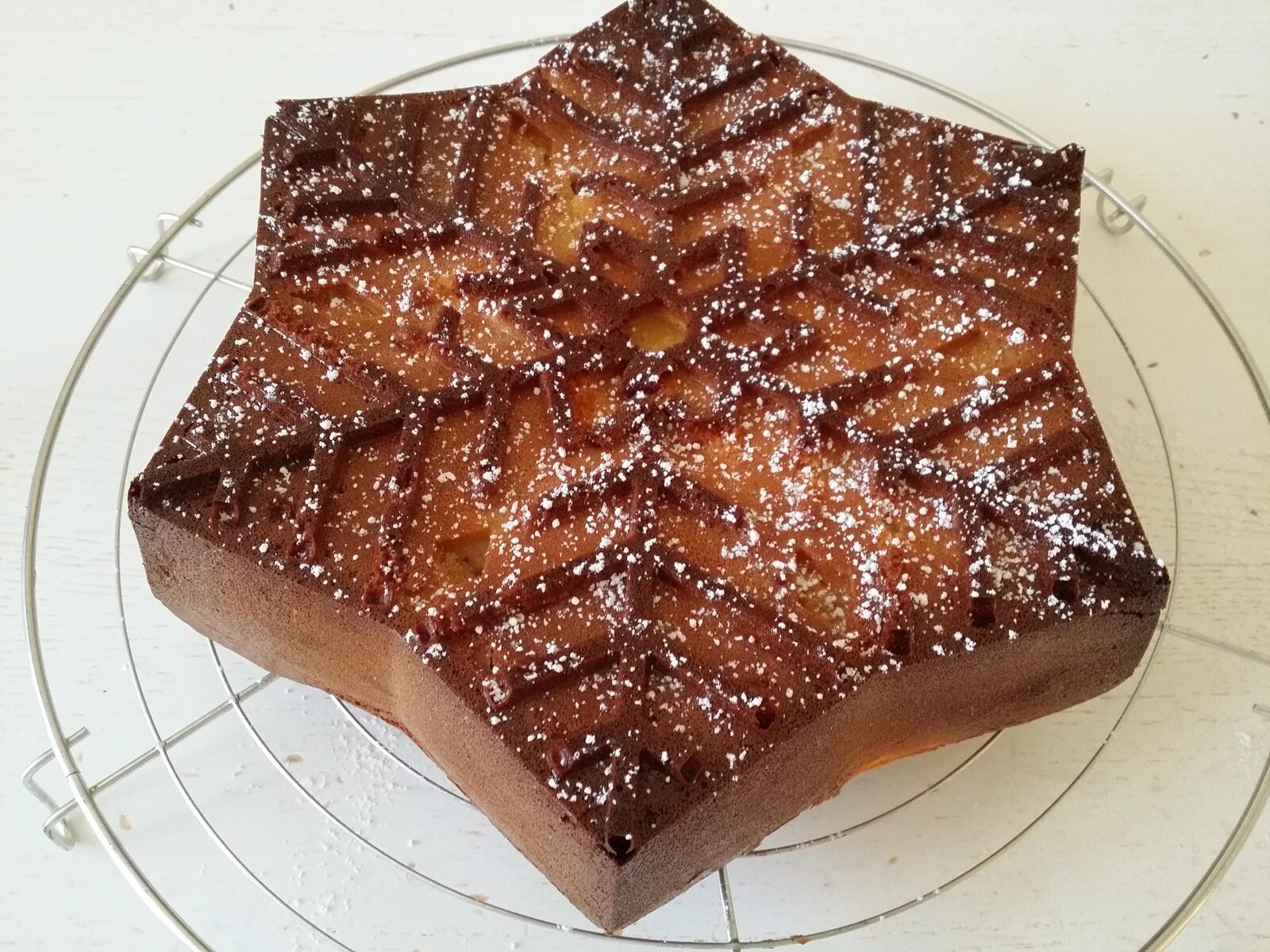 gateau au lait concentré et pommes