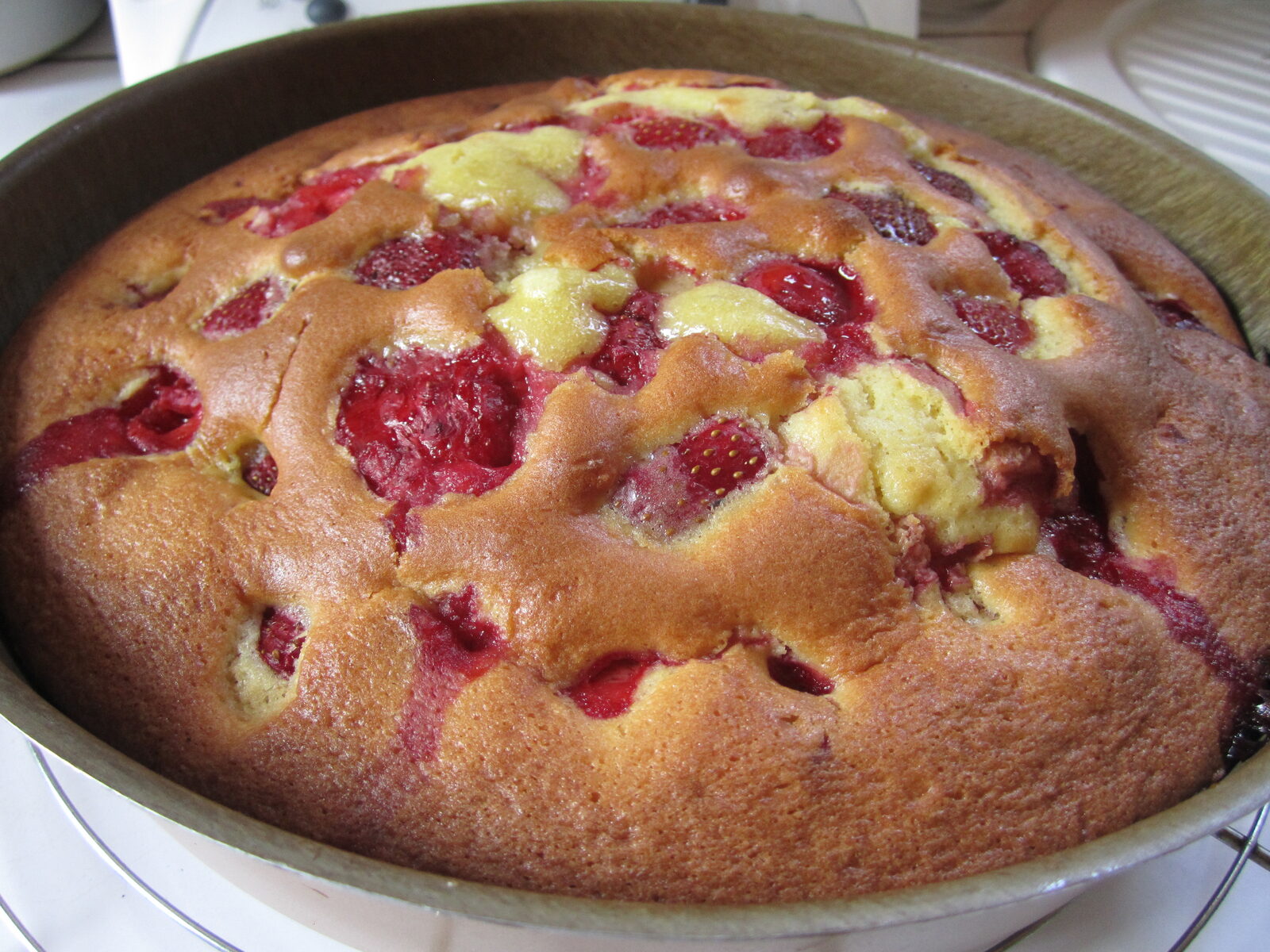Gâteau aux Fraises (facile, vite fait et... délicieux !)